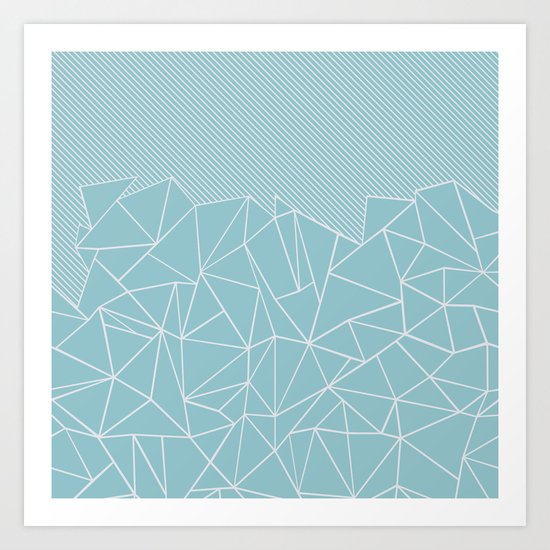 Ab Lines 45 Sea Art Print