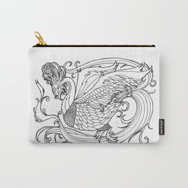Simurgh from the Bestiary Coloring Book Carry-All Pouch