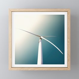 Wind Turbine Framed Mini Art Print