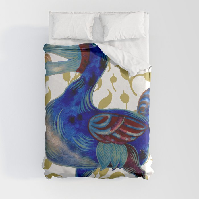 William De Morgan Dodo Bird 3 Duvet Cover By Alexandra Arts Society6
