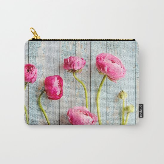 pink ranunculus Carry-All Pouch