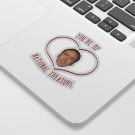 Nicolas Cage Love Sticker