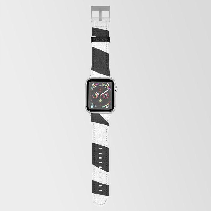 black and white chic minimal art Apple Watch Band