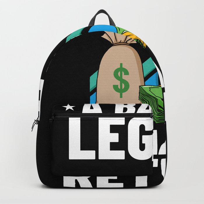 Retired Banker Investment Banking Money Bank Backpack