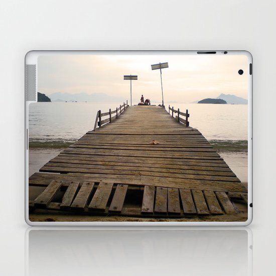 Waiting in Paradise Laptop & iPad Skin