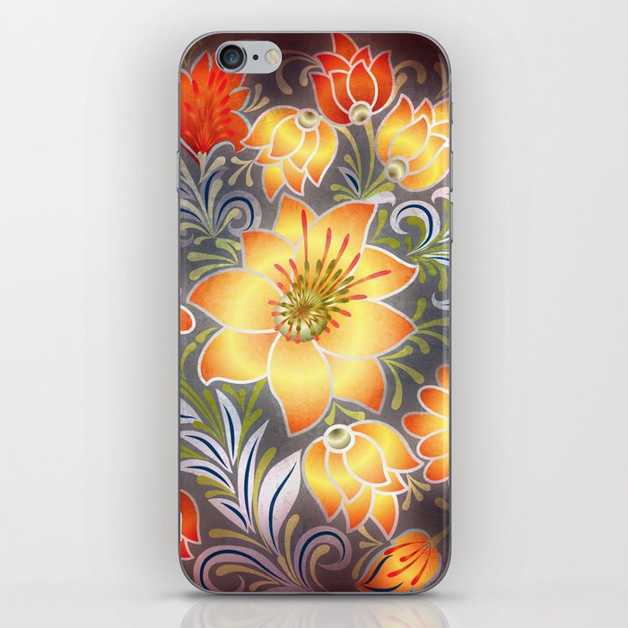 Shabby flowers #3 iPhone Skin
