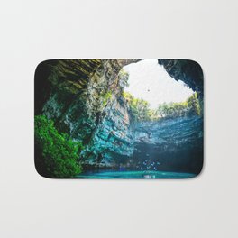 Sea Cave in Greece Bath Mat