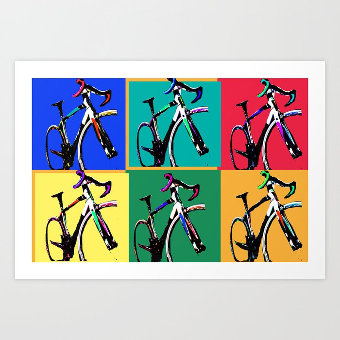 Abstract bike sale art