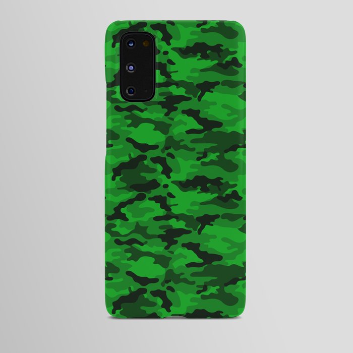 Lime Green Camo Android Case