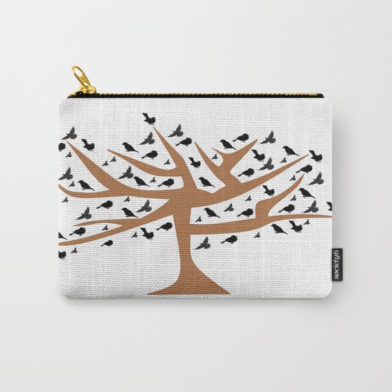 Bird Tree Carry-All Pouch