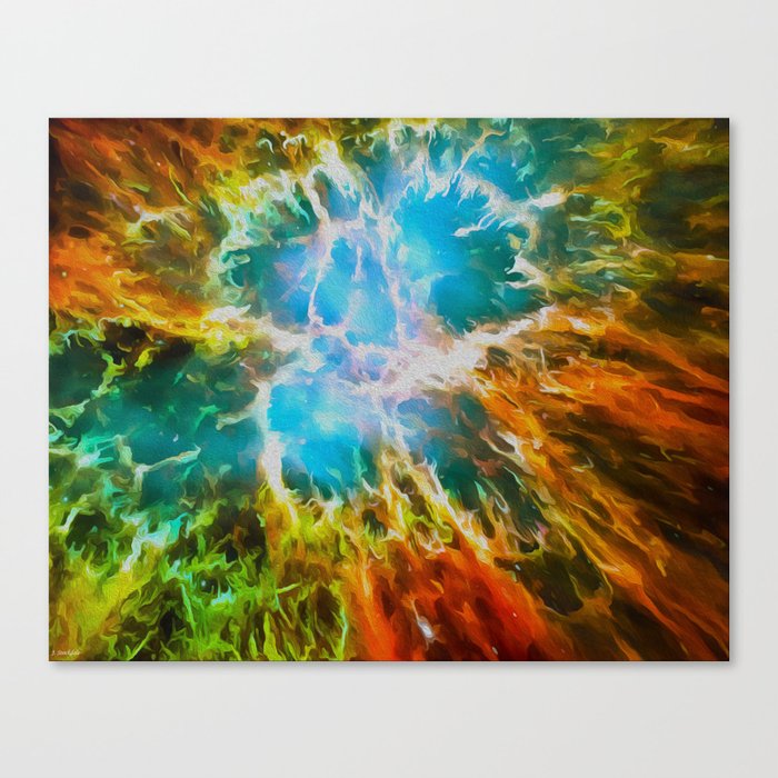 Nebulae Formation 1 Canvas Print