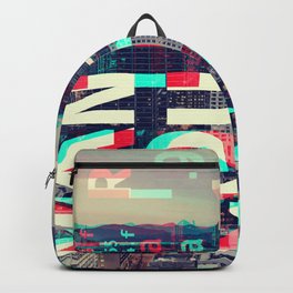 GLITCH CITY #99: Vancouver Backpack | Print, Digital, Collage, Design, Photo 