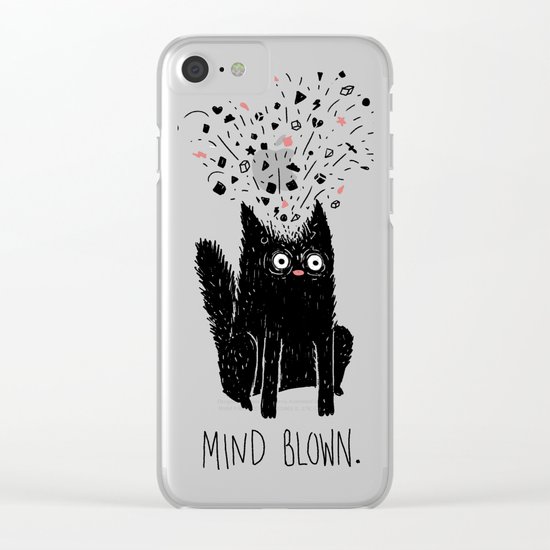 MIND BLOWN. Clear iPhone Case