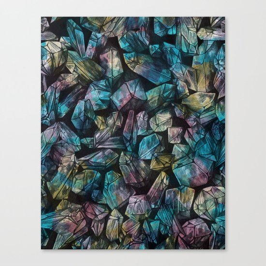 Crystal Points Canvas Print