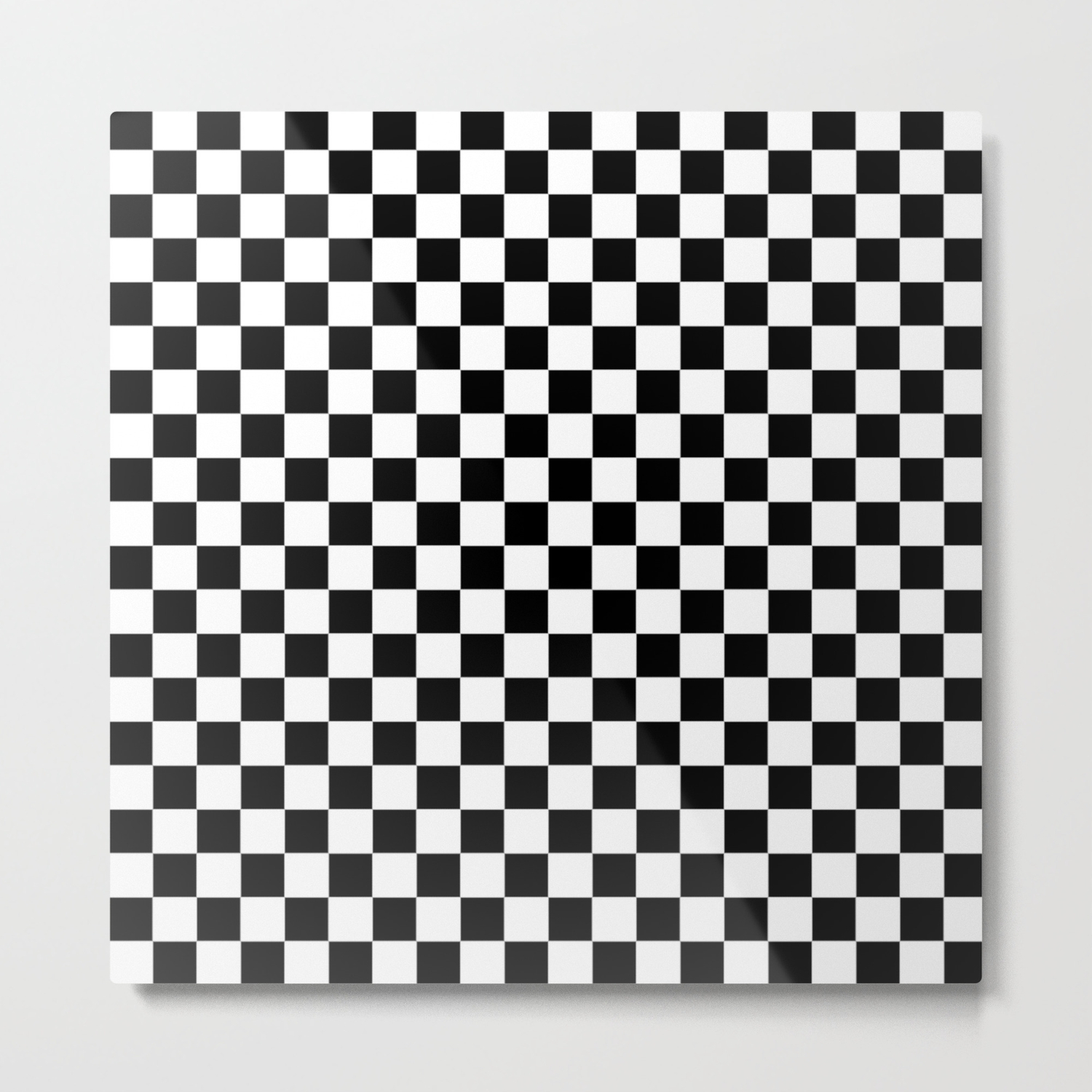 checkerboard black