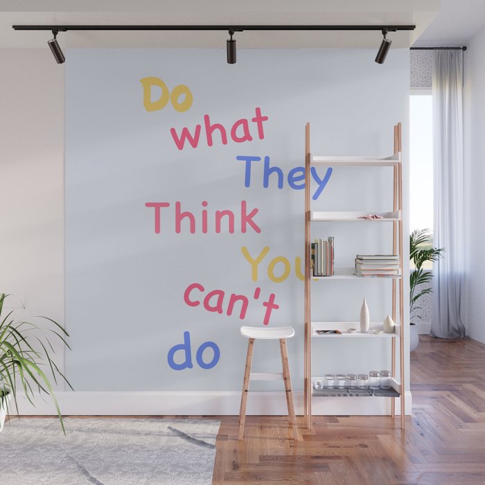 Typo  Wall Mural