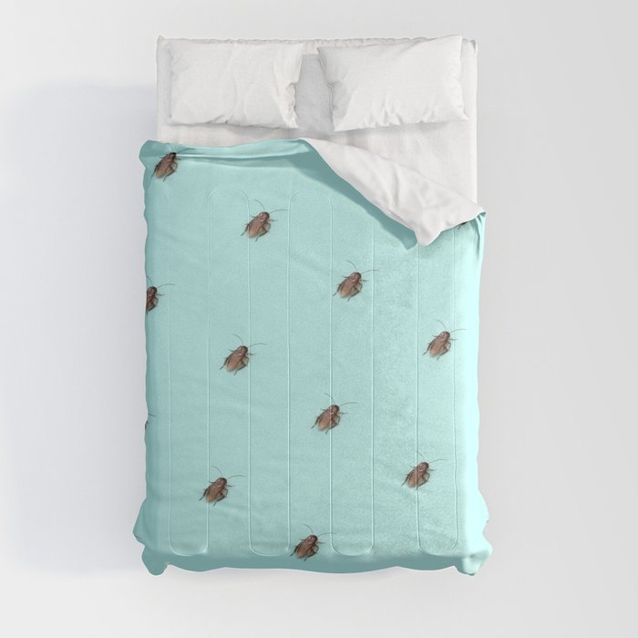 Coolroaches (Blue) Comforter