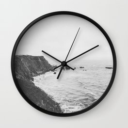 CALIFORNIA COAST XVI Wall Clock | Ocean, Outdoors, Landscape, Nature, Digital, Adventure, Film, California, Coastline, Wilderness 