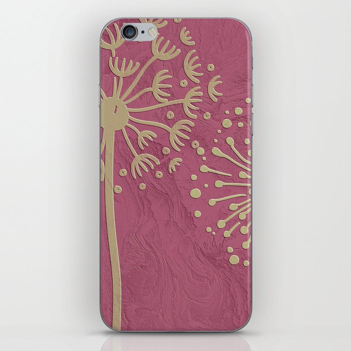 Dandelion Pair - Pink iPhone Skin