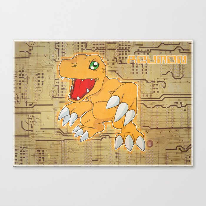 Digimon Adventure - Agumon Canvas Print
