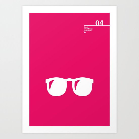 04_Webdings_$ Art Print