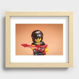 Rock And Roll Rocker Recessed Framed Print