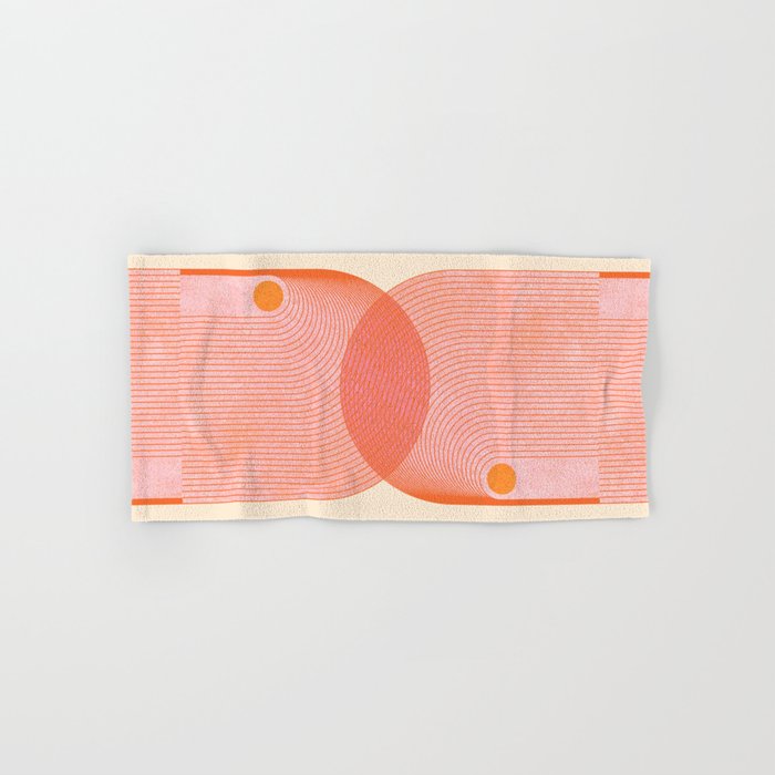 Abstraction_SUN_SUMMER_RED_HOT_SHINE_POP_ART_0322M Hand & Bath Towel