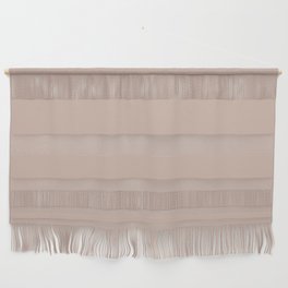 Sashay Sand warm neutral nude pastel solid color modern abstract pattern  Wall Hanging