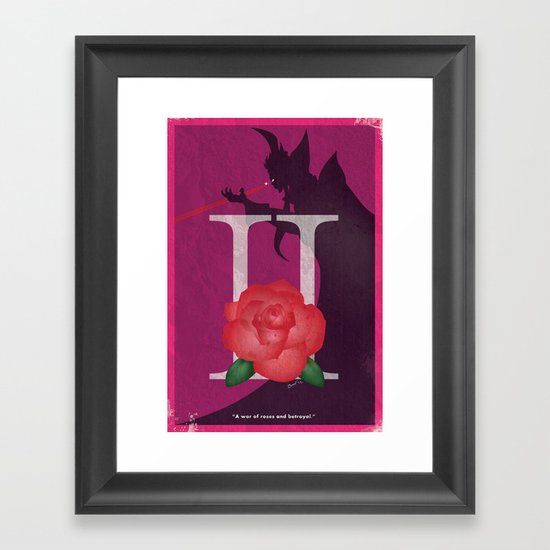 Vintage FF Poster II Framed Art Print