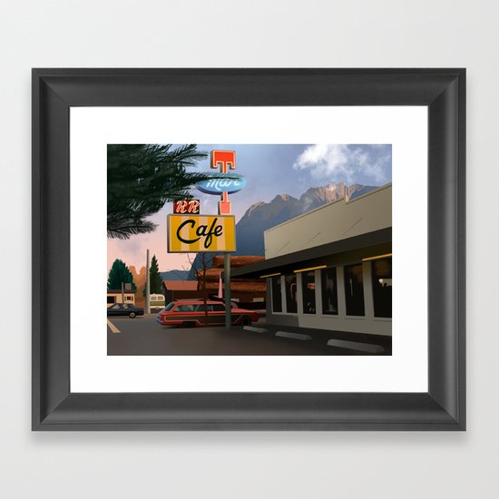 Double R Dinner Framed Art Print