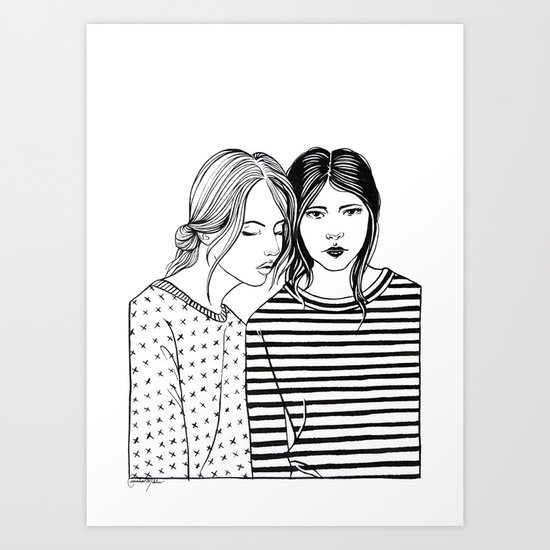 Inktober 04_2016 Art Print