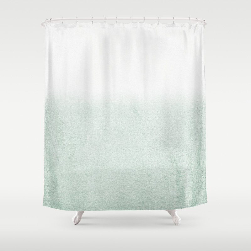 Fading Green Eucalyptus Shower Curtain By Monikastrigel Society6