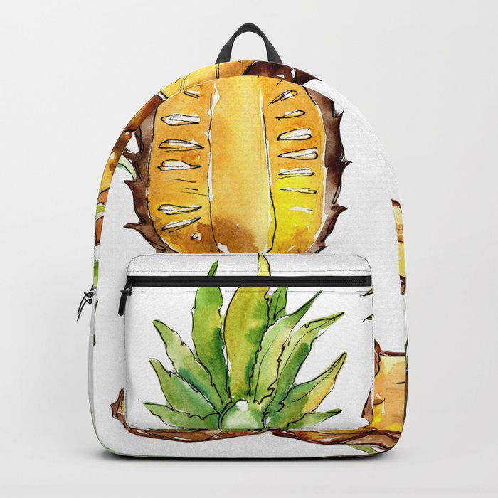 Watercolor Exotic Fruit Pattern 01 Backpack