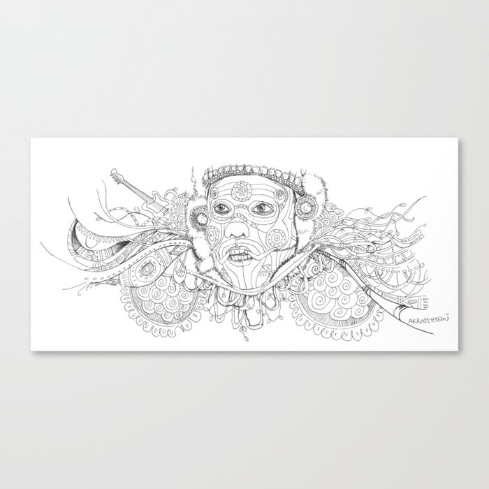 Theyyam Canvas Print