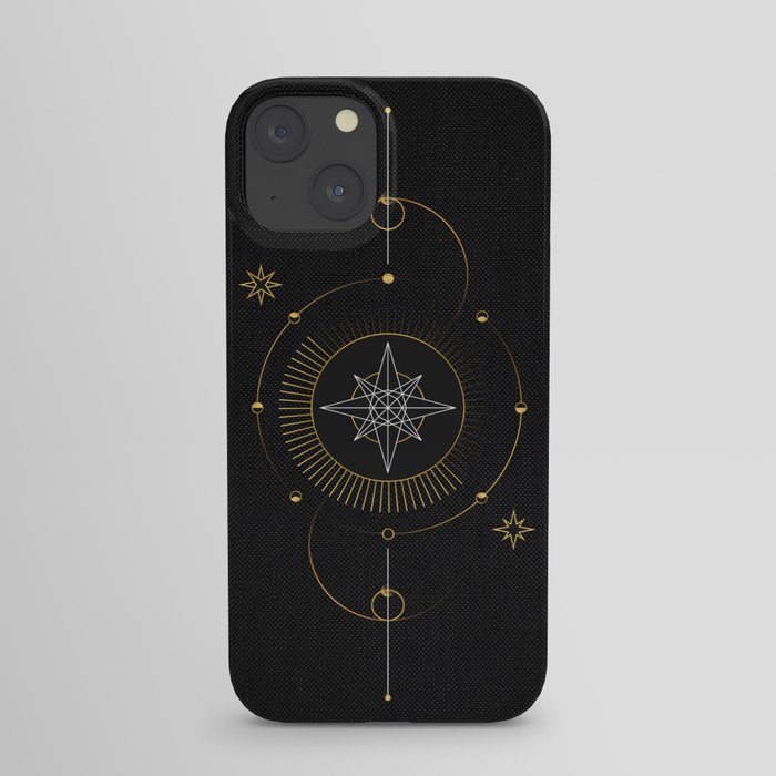 Tarot geometric #3: North star iPhone Case