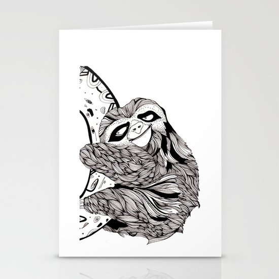 Sloth Stationery Cards