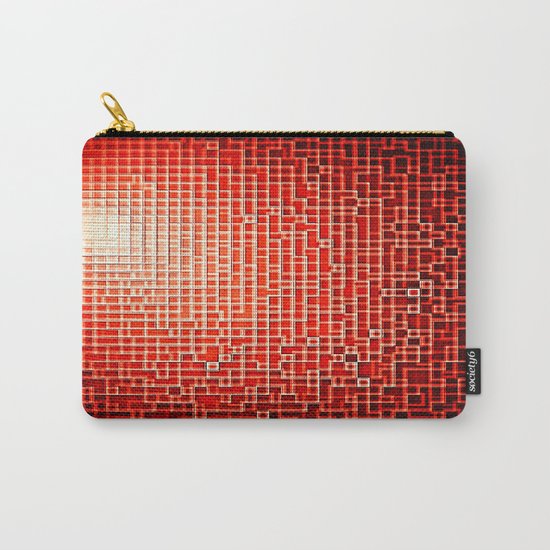 Red Space Pixels Carry-All Pouch