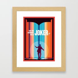 The Joker Framed Art Prints For Any Decor Style Society6
