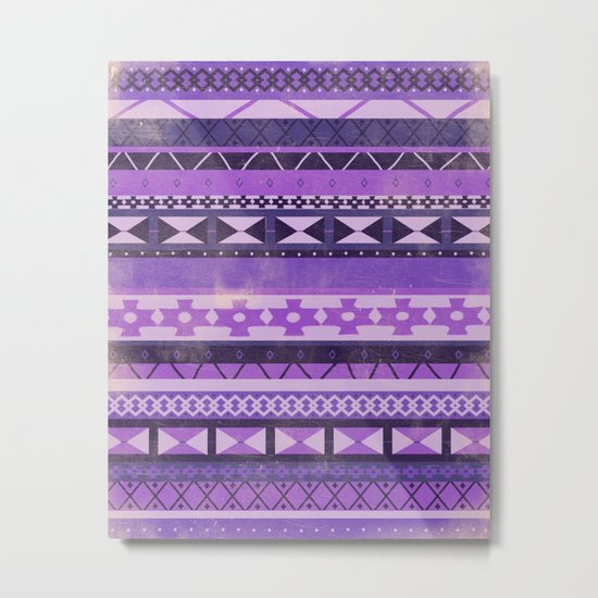 Native Spirit (Purple) Metal Print