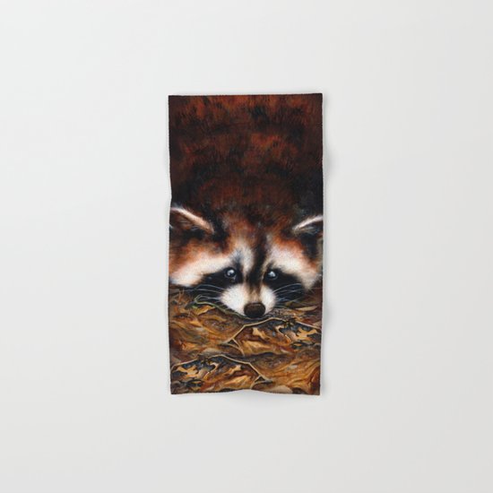 Raccoon Hand & Bath Towel