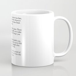 for what it's worth - fitzgerald quote Mug