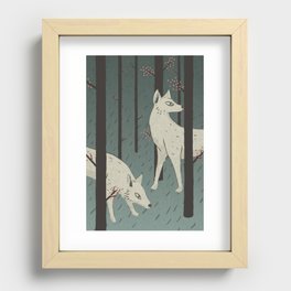 Wolves Recessed Framed Print