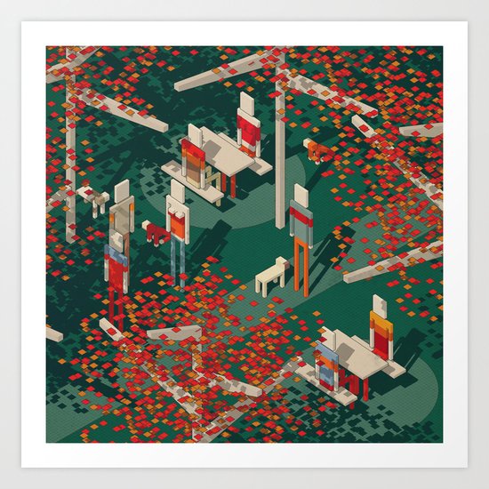 Habitat 19 Art Print
