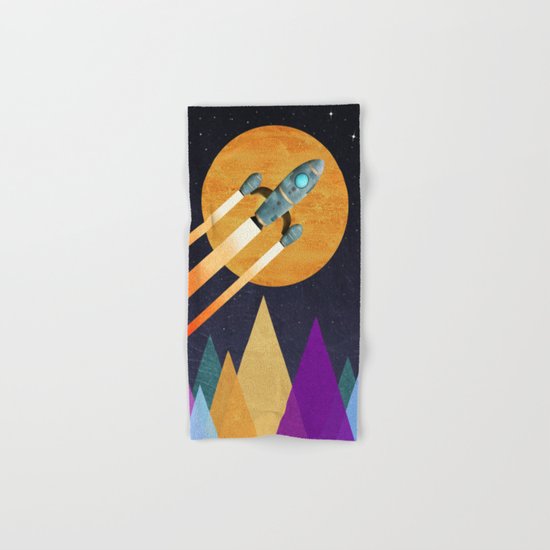 Rocket 2nd Star to the right LLAP Hand & Bath Towel