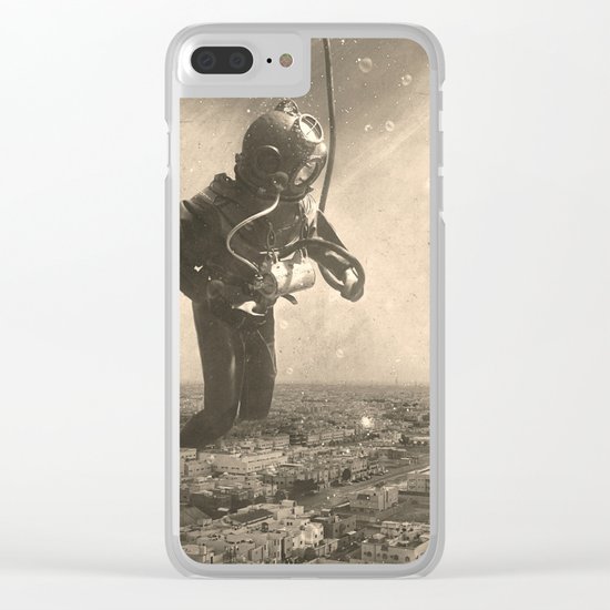 Underwater City Clear iPhone Case