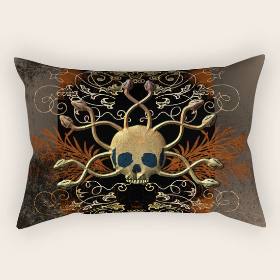 Skull Rectangular Pillow