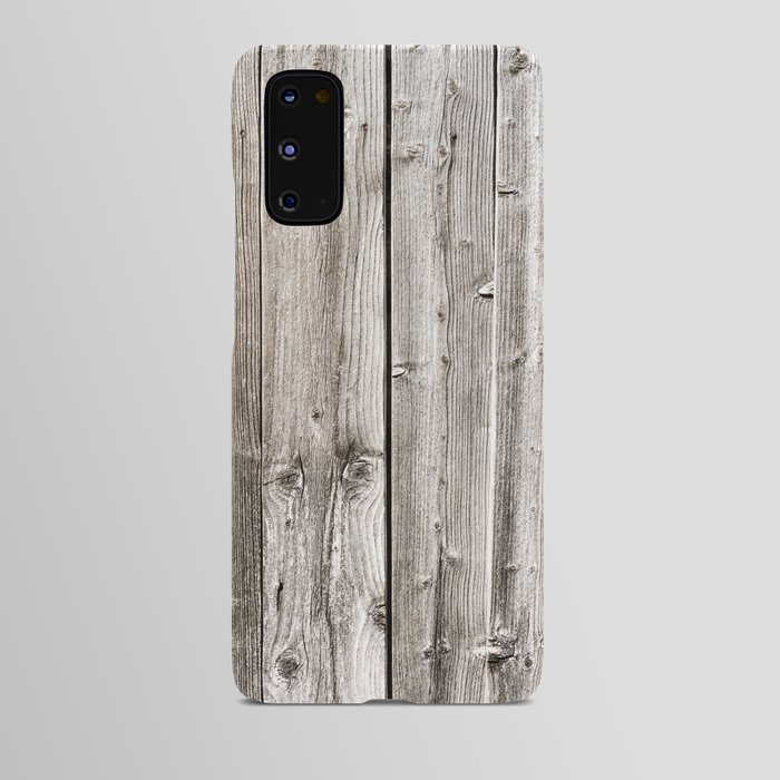 Old wood wall Android Case