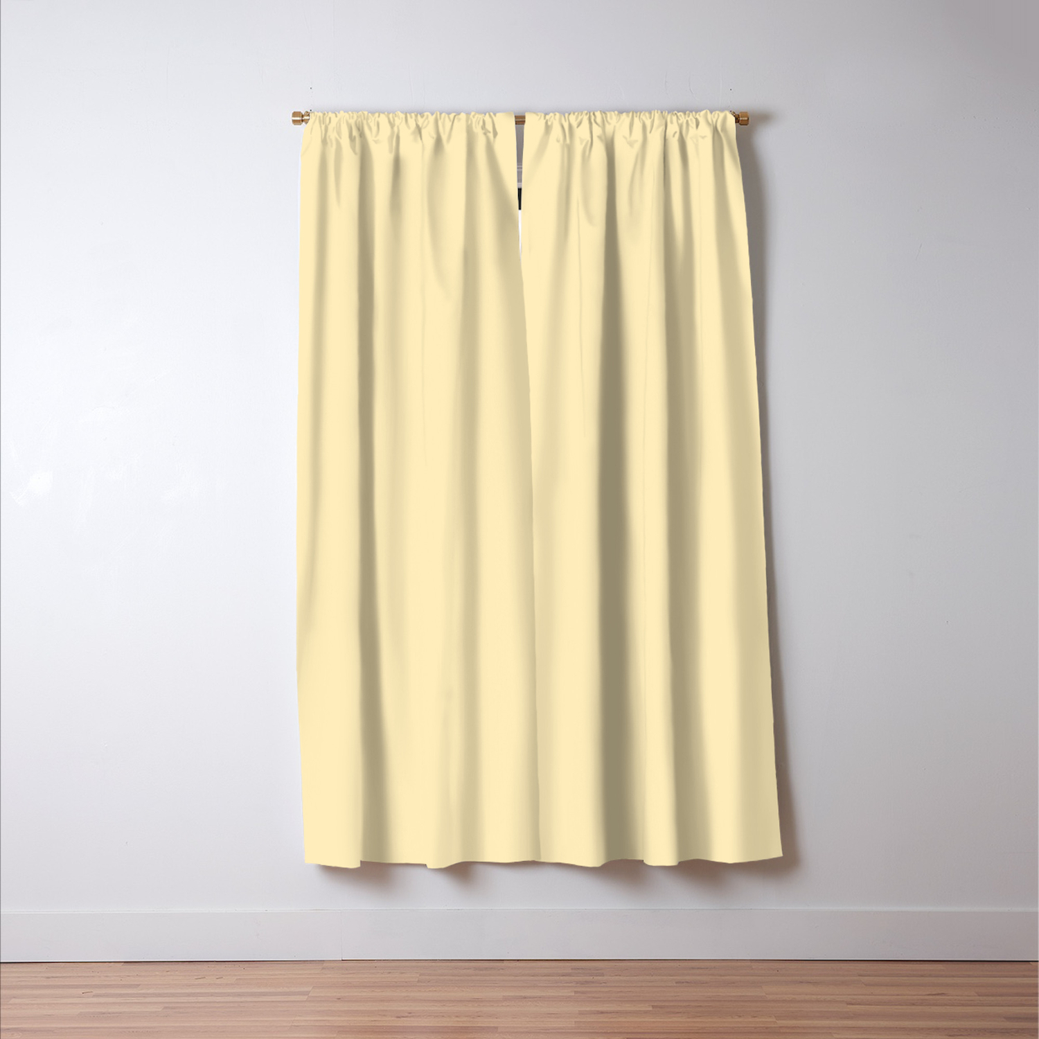 Lemon Honey Creme Pale Soft Yellow Solid Matte Colour Blocks