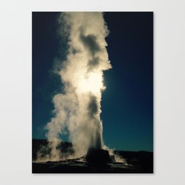 Another Geyser in the Sun Canvas Print