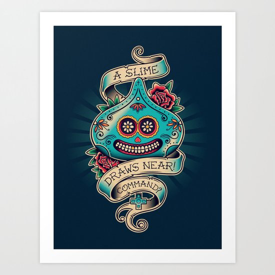 Slime de los Muertos Art Print